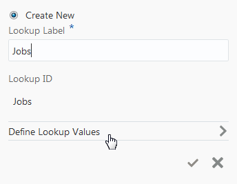 Lookup field pop-up box