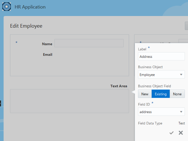 Text Area pop-up box