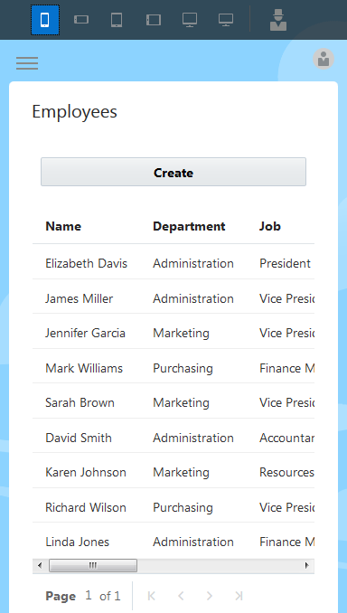 Test Application mode