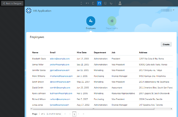 Test Application mode