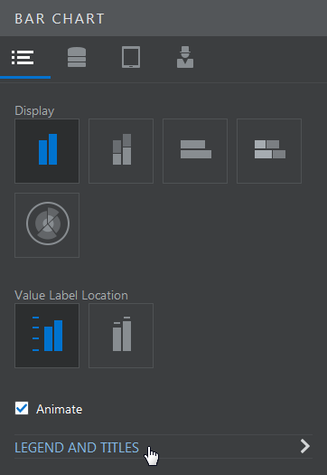 Bar chart properties