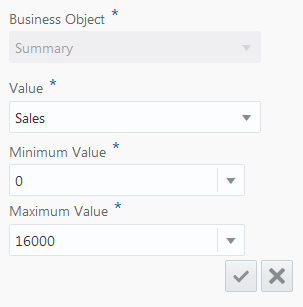 Summary business object dialog