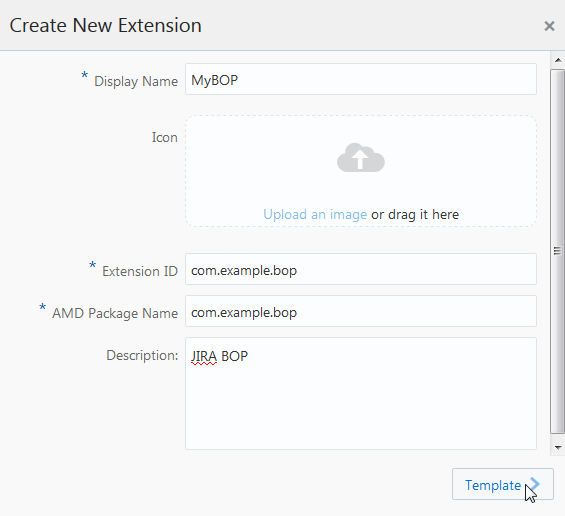 Create New Business Object Provider wizard