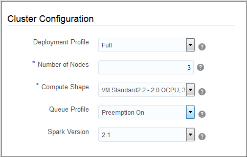cluster configuration