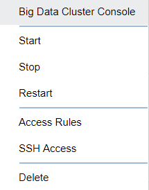 manage this service menu