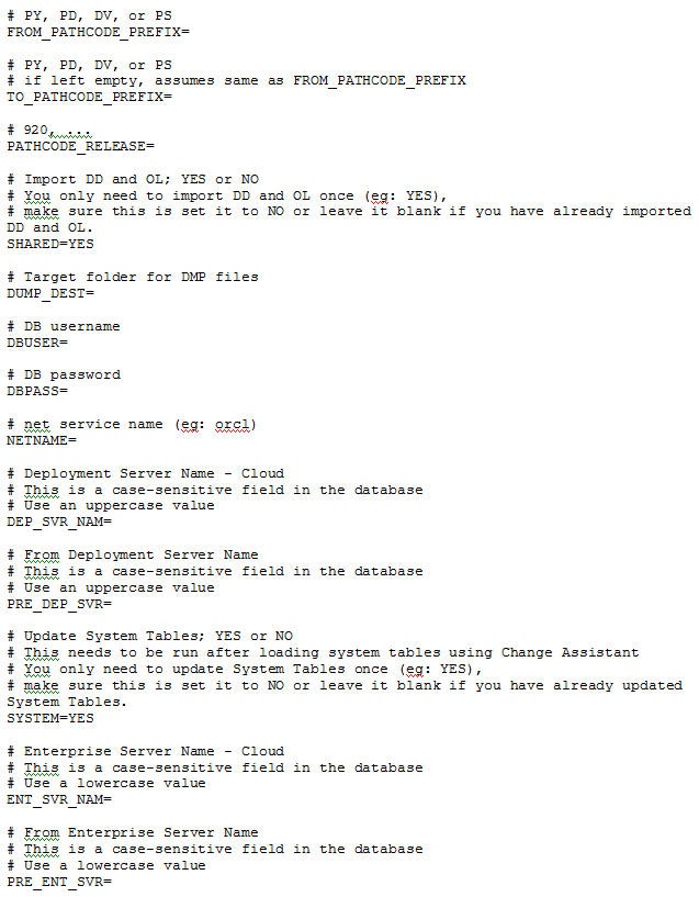 The imp_set file