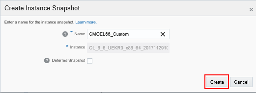 Oracle Box Snapshots Creating a Custom Linux Image for PeopleSoft Cloud Manager on Oracle ...