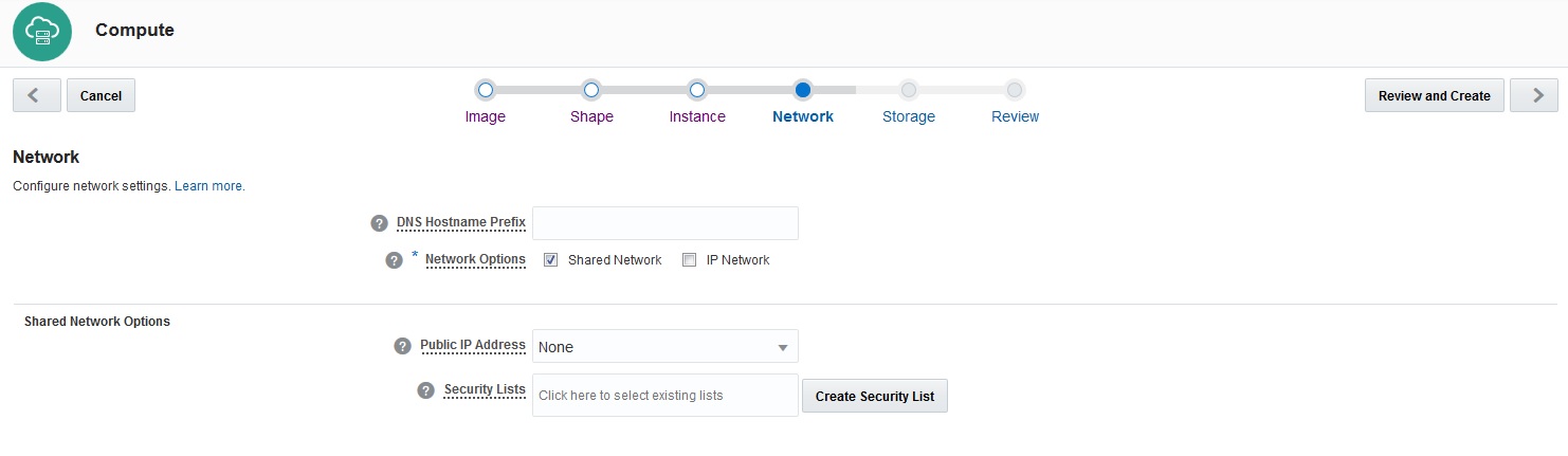 Compute page, Network node, start