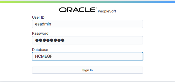Kibana sign in window