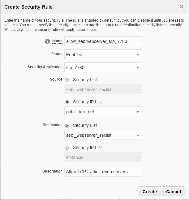 Create Security Rule