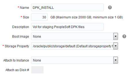 Portion of Create Storage Volume, Storage Volume Details window