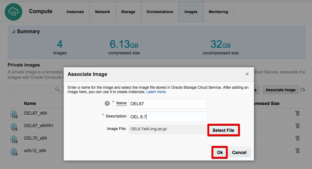 Associate Image page