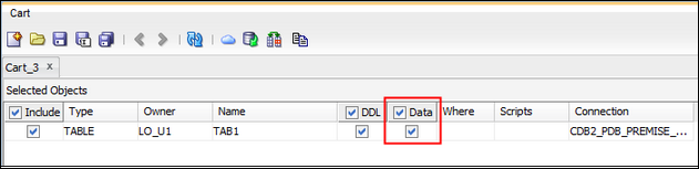 Loading On-Premises Data to the Tables of the DBaaS Database