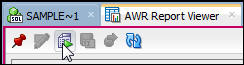 Generate AWR report dialog