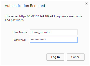 monitor login dialog
