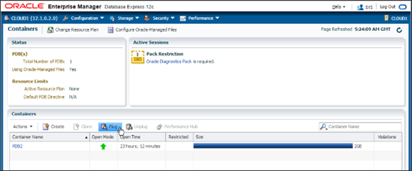 EM Containers page