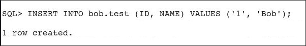 insert into bob_test values