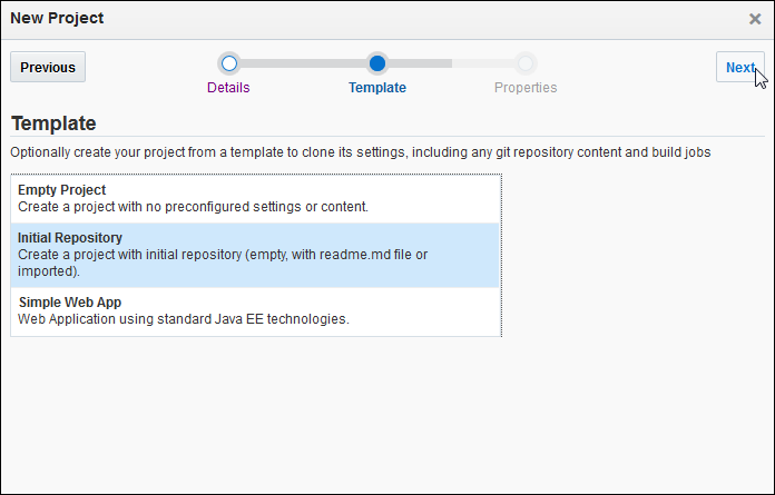 Getting Started with Oracle Developer Cloud Service