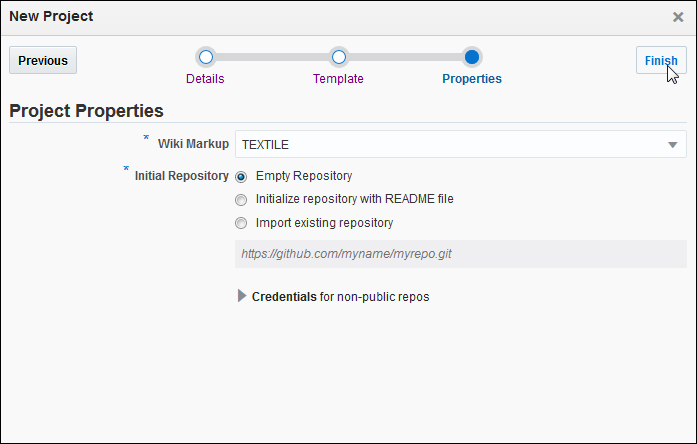 Getting Started with Oracle Developer Cloud Service