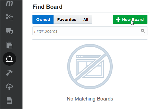 Find Board page