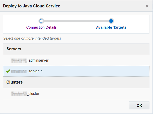 Deploy to Remote Target dialog