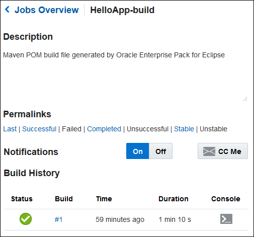 Developing Applications with Eclipse and Oracle Developer Cloud Service