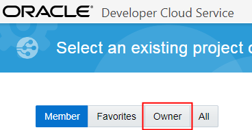 Toggle buttons of the Welcome page