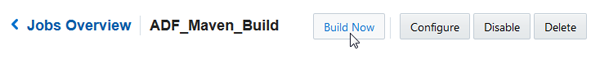 Build Now button of the job