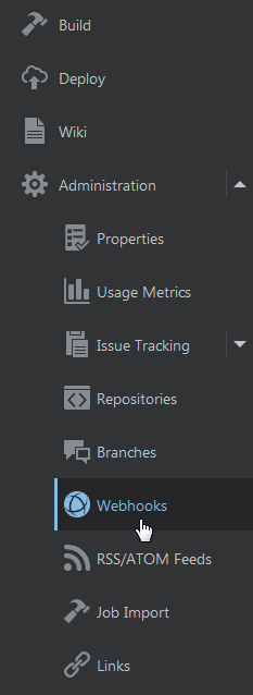 Project navigation bar