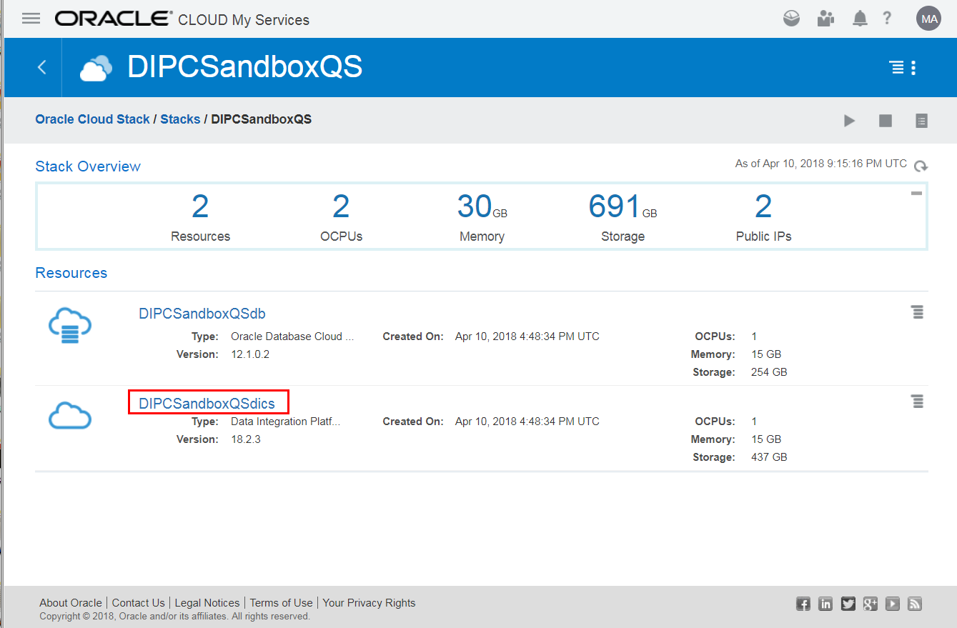 Oracle Cloud Account Sign In