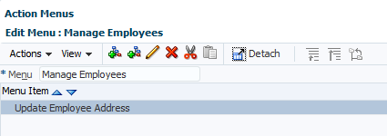 Completed Manage Employees Action Menu
