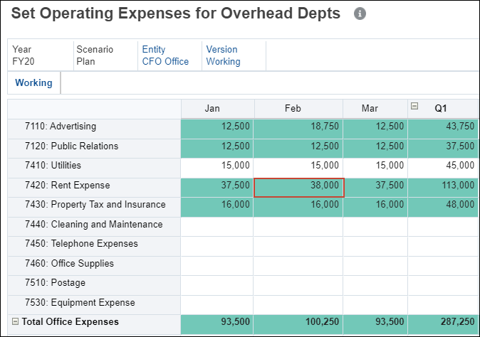 Expense form after Quick Command Add