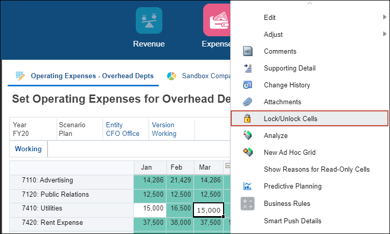 Expense Form with Q1 Utilities Highlighted