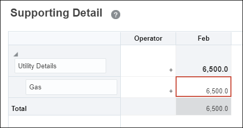 Supporting Detail Dialog Entering Child Details