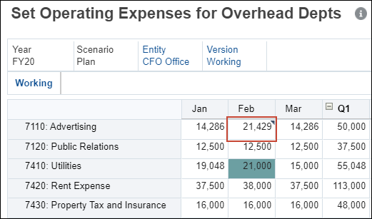Expense Form after adding comment