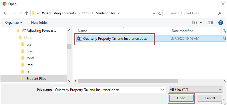 File Upload Dialog