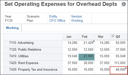 Expense Form with Attachment on Cell Highlighted