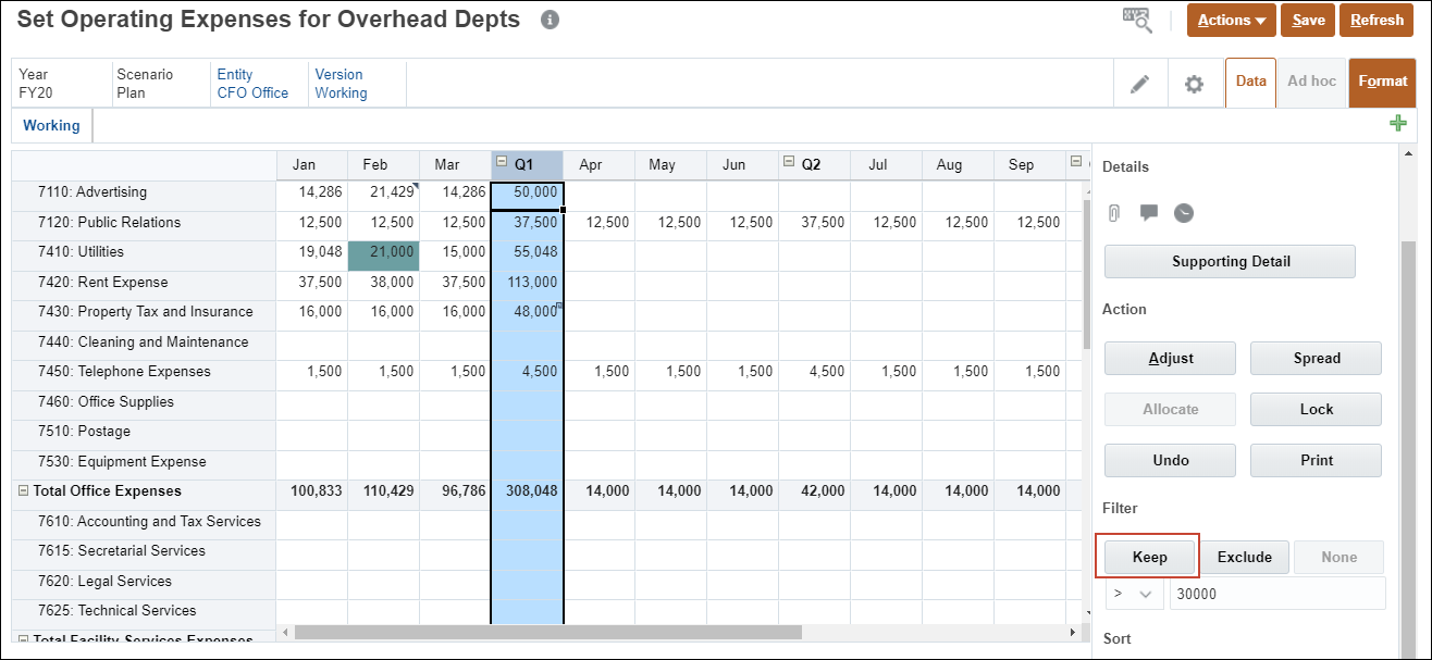 Filter Dialog with Keep Highlighted