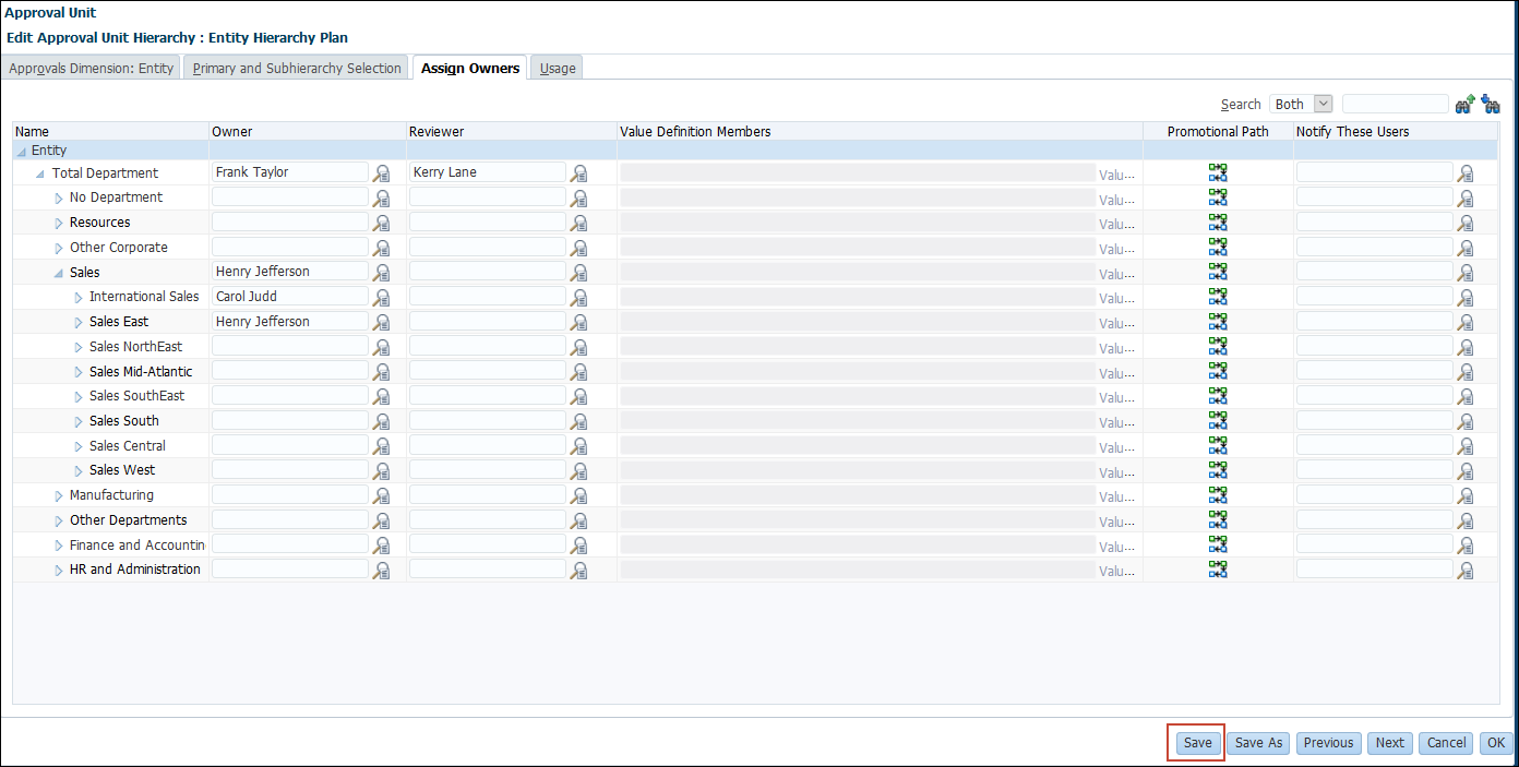 Managing Approvals in Planning