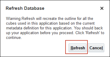 Refresh Database click Refresh