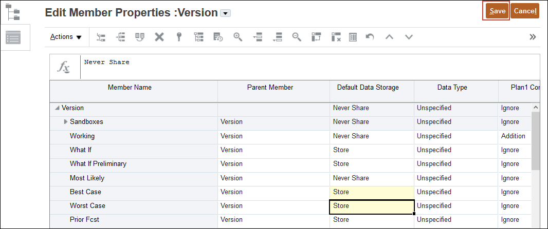 Edit Members After Changes Before Saving