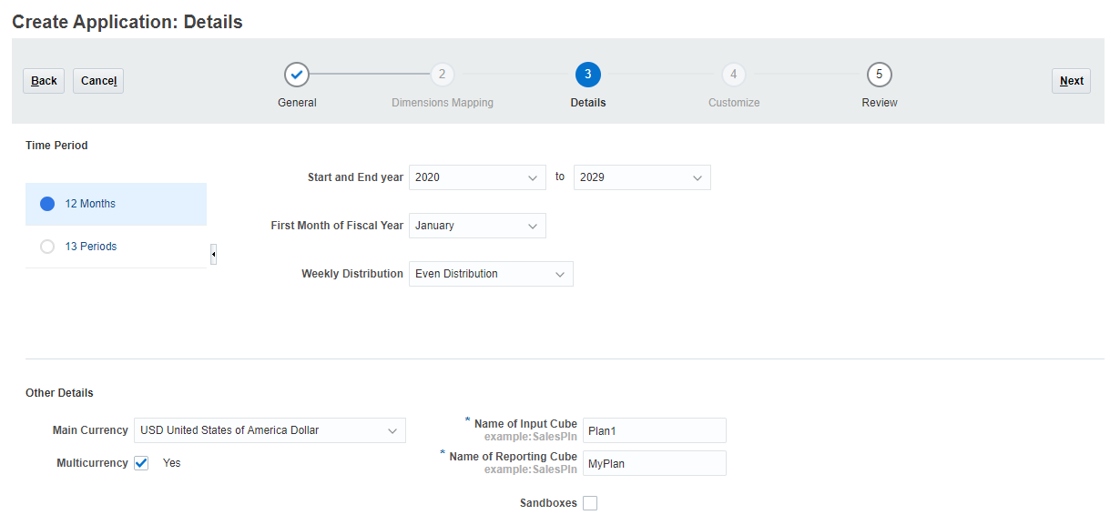 Creating the Planning Business Process