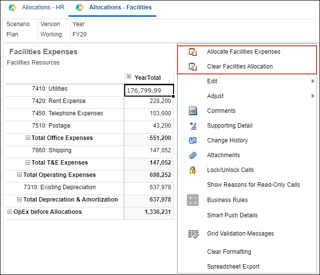 Right Click Menu Example