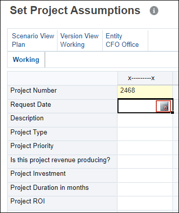 Select Calendar on Form