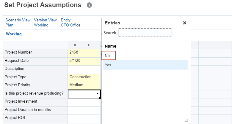 Revenue Producing Drop Down