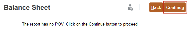 Balance Sheet Information Message
