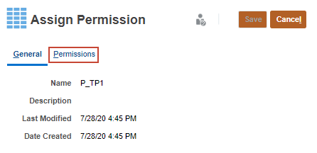 Assign Permission dialog box