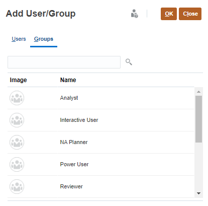 Adding users/groups