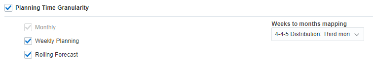 Planning Time Granularity