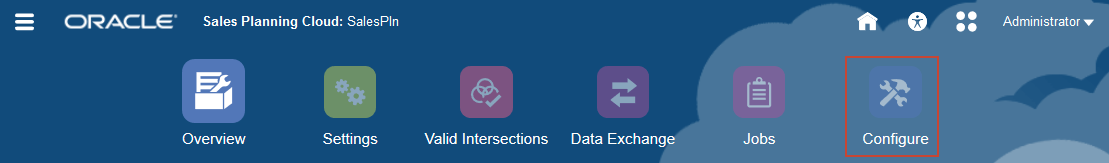 Navigate to Configure